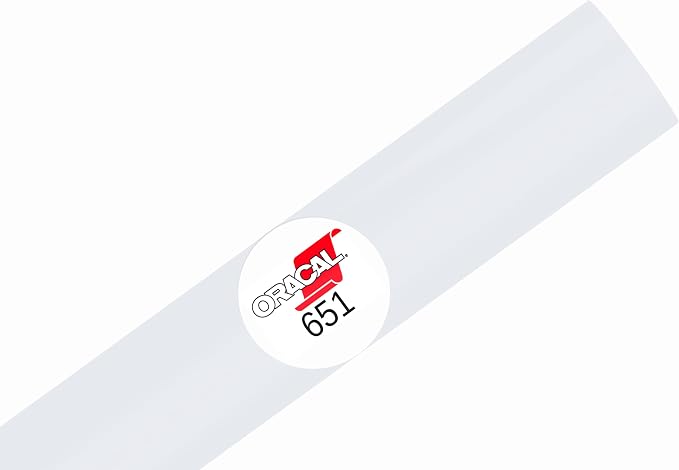 ORACAL 651 Glossy Permanent Vinyl 12 Inch x 15 Feet by Orafol