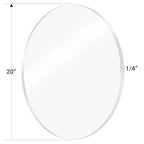 1 Pieces 1/4" Round Plexiglass Sheet, 20 Inch Diameter Clear Acrylic Circle - Image 5