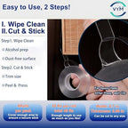 4Rolls Thicker 2mm, Nano Double Sided Mountinging Heavy Duty Tape, 2 Sides - Image 5