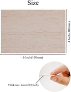 12 Pack Balsa Wood Sheets 1/12 x 4 x 6 Inch Cricut Unfinished Thin Wood Sheets - Image 5