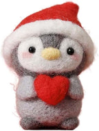 Funny Festive Christmas New Year Wool Needle Felting Starter Kit, Animal Needle - Image 3