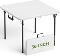 Folding Table, 36 Inch Square Foldable Card Table by FoldingFurniture