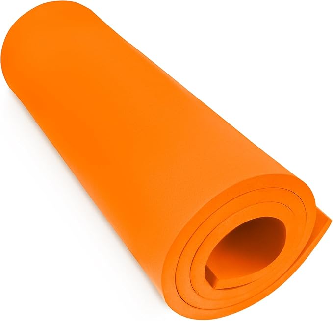Do²ping Orange Eva Foam Sheets Roll, 10mm EVA Craft Foam 39''x13.9'' High by Do%C2%B2ping