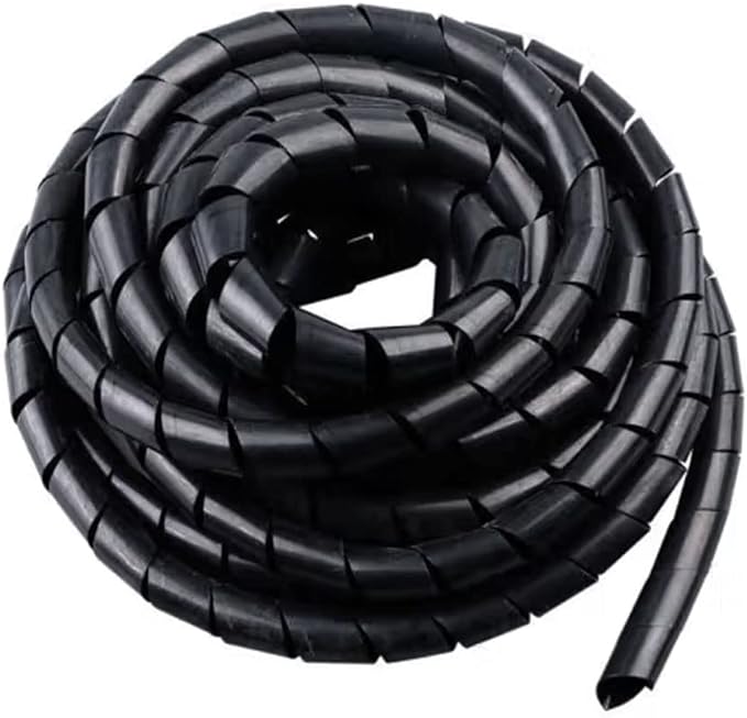 Spiral Cable Wrap -25 Ft 3/8" Cable Management Sleeve Organizer by Tsurpcao