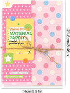 icceemee 160 Sheets of Colorful Dots Scrapbook Paper, journaling Scrapbook - Image 8