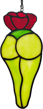 Cactus Decor Stained Glass Suncatcher by EPOGIFTS