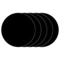 5Pcs Black Acrylic Plexiglass Sheet Disc, 8 inch Dia Plexiglass Acrylic Panels by DARENYI