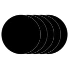 5Pcs Black Acrylic Plexiglass Sheet Disc, 8 inch Dia Plexiglass Acrylic Panels by DARENYI