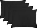 ZPECC Black Pillow Cases King Size Set of 4, 20x36 Envelope Closure Pillowcases by ZPECC-ABrandThatHasBeenFocusedOnBabyProductsFor18Years