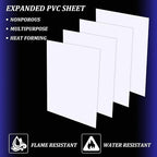 BENECREAT 4 Pcs 2mm PVC Foam Sheet White Plastic Sheet 11.8x15.7 Inch - Image 6