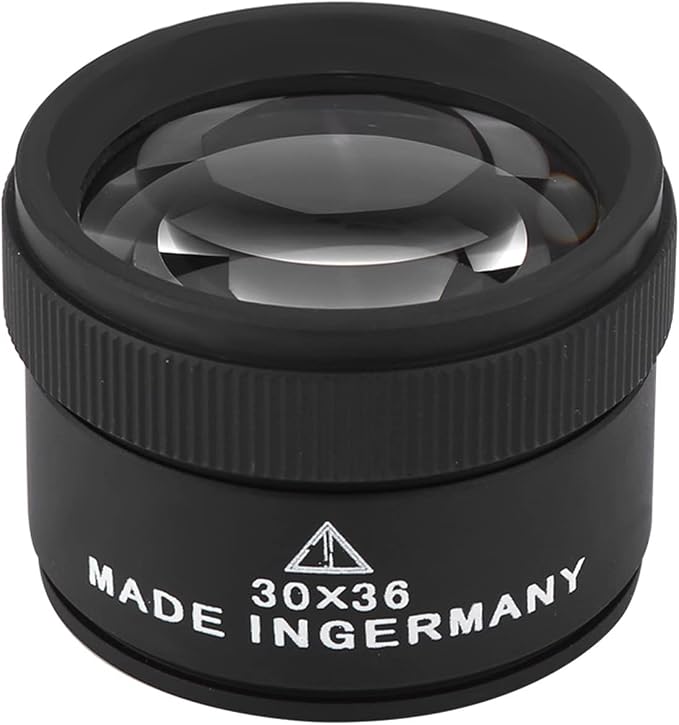 30X Coin Magnifying Glass, Portable Jewelry Loupe | Portable Pocket Magnifier by Lwuey