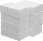 Crafare 8 Pack Craft Foam Blocks 6X4X2in Polystyrene Brick Rectangle by Crafare
