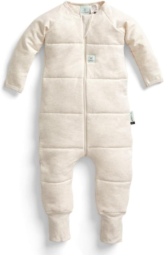 ergoPouch 1.0 TOG Sleeping For Baby Girl and Baby Boy - Our Baby Sleeping Provide Ultimate Comfort - Easy Diaper Changes - Made with Breathable Materials (12-24 Months, Oatmeal Marle