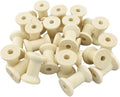 HAHIYO 1.2Inch/3cm 25PCs Natural Wood Spool Unfinished Wooden Thread Spool by Unknown