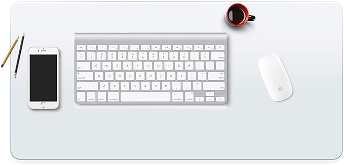 PVC Office Desk Pad Clear Writing Computer Desk Top Cover Mat 16x32 2 Sets - Image 2