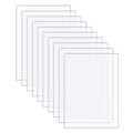 10 Pack of Acrylic Sheets 4x6-0.043" Thick Clear Extruded Plexiglass Sheets by Langaelex