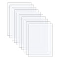 20 Pack of Acrylic Sheets 8x10-0.043" Thick Clear Extruded Plexiglass Sheets by Langaelex