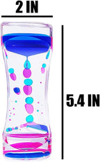 FKYTION Liquid Motion Bubbler Timer and Moving Sand Art Picture 2 Pack Colorful - Image 7