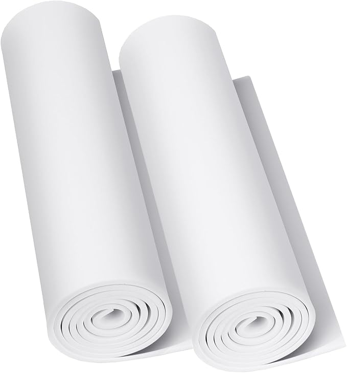 Do²ping 2-Pack White EVA Foam Sheet, 4mm Thick Foam Sheet by Do%C2%B2ping