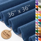1.4mm Felt Fabric 36'' X 36'' Large Felt Sheets Soft Craft Felt by The Yard by FEIYAUMI