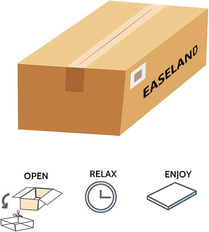 EASELAND King Size Mattress Topper Pillow Top Mattress Cover Quilted Fitted - Image 7