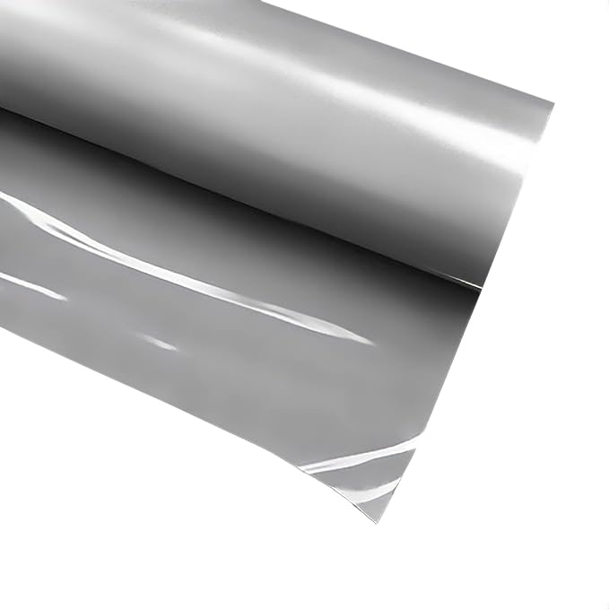 VViViD Silver Metallic Heavy-Duty Iron-on Heat Transfer Vinyl Film by VVIVIDVINYL