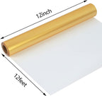 guangyintong Soft Metal Heat Transfer Vinyl Shiny Golden HTV Rolls, HTV Vinyl - Image 2