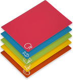 Goodluck 5 Pieces Flexible Cutting Boards, BPA Free Plastic Cutting Boards by GoodLuck