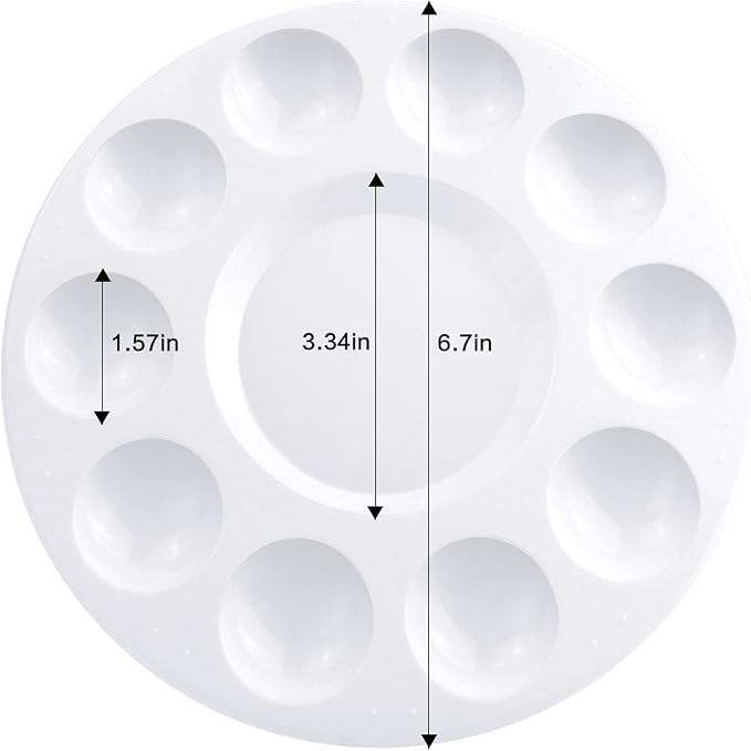 Paint Tray Palette, Plastic Paint Pallet or Pupils to Painting, DIY Craft - Image 4