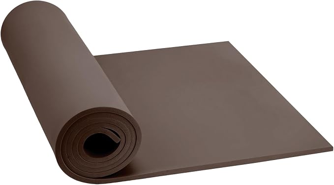 Do²ping Brown Eva Foam Sheets roll, 6mm eva Craft Foam 49''x13.9'' High Density by Do%C2%B2ping