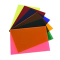 6 Pack Colored Acrylic Sheets, Translucent Plexiglass Panels 5x7 Inches by Custign