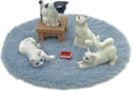 Dollhouse Cats w/ 1/12 Scale Accessories Mini Furniture Model Wooden Miniature by Unknown