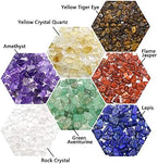 GangGangHao 7 Chakra Natural Chip Stone, About 628 Pcs Irregular Gemstones - Image 2