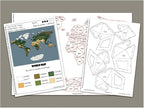 World Map DIY Paper Model Kit - Image 4