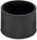 Flyshop 4 Pieces 45mm Rubber Chair Leg Caps Round, Protective Caps for Chair Legs, Floor Protectors, [Non-Slip & Noise Reduction], Durable Chair Socks, Black Furniture Feet Gliders