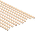 DIY Wooden Square Dowel Rod 1/4-inch x 18 Pack of 25 Hobby Wood Sticks by Woodpeckers