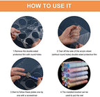 Outus Vinyl Storage Rack Acrylic 15 Holes Vinyl Roll Holder Craft Paper Storage - Image 4