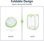 Insect & Butterfly Habitat Cage, Portable Pop-Up Terrarium - Image 5