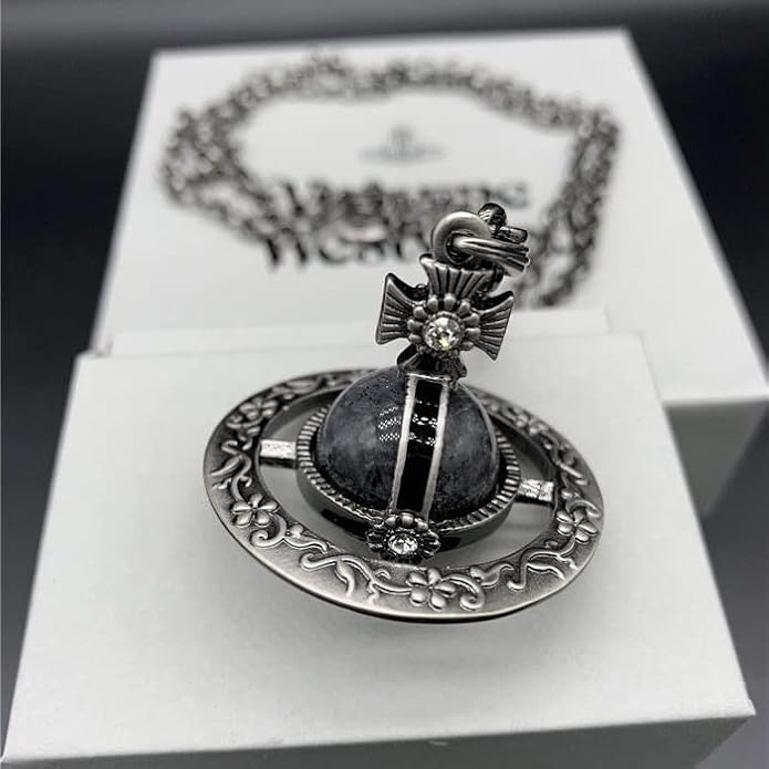 ZHAOZHAO Brand Saturn Necklace for Women - Image 2