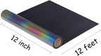 guangyintong Reflective Rainbow Heat Transfer Vinyl HTV Rolls, Rainbow HTV Vinyl - Image 2