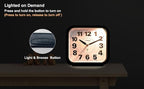 Tinload 5.5" Large No Ticking Analog Alarm Clock, Silent Readable - Image 7