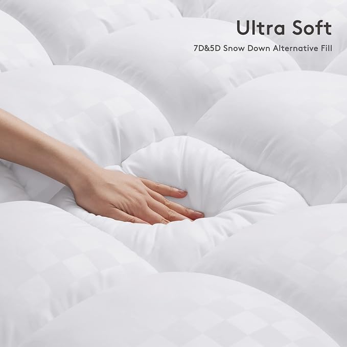 SameBed Mattress Topper Full XL, Extra Thick Mattress Pad Cover - Image 5