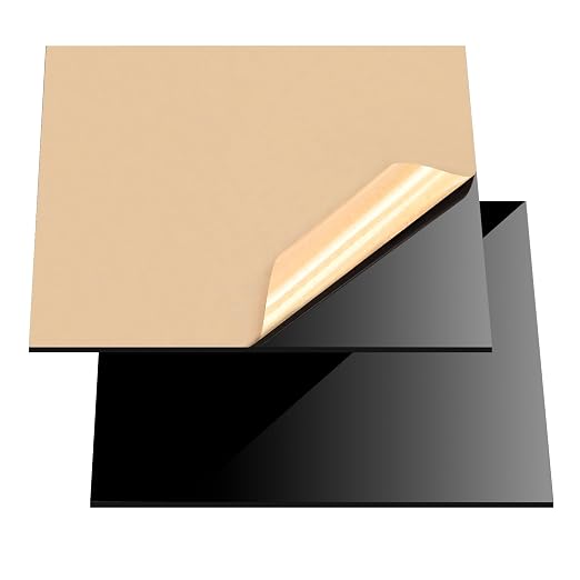 2-Pack Plexiglass Sheets 1/8 Inch, 3 mm Black Acrylic Sheets Plastic Board - Image 6