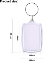 30pcs Pendant Picture Frame keychain, Make Your Own Personalized keychain Kit - Image 2