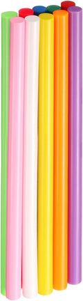 HARFINGTON 10pcs Hot Glue Sticks 0.43" Dia x 9.84" Long EVA Mini Hot Melt by HARFINGTON