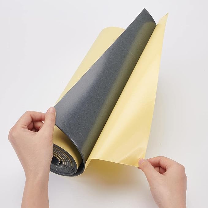 BENECREAT 3mm Thick 78.7x11.8 Inch Self-Adhesive EVA Foam Roll - Image 3