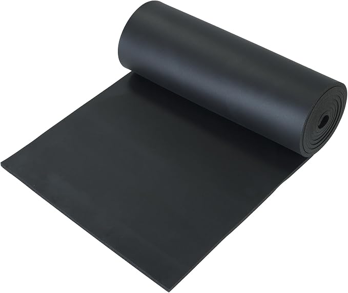 1/4" Thick X 13" Wide X 80" Closed-Cell Foam Neoprene Padding, Non-Adhesive by AMGSH