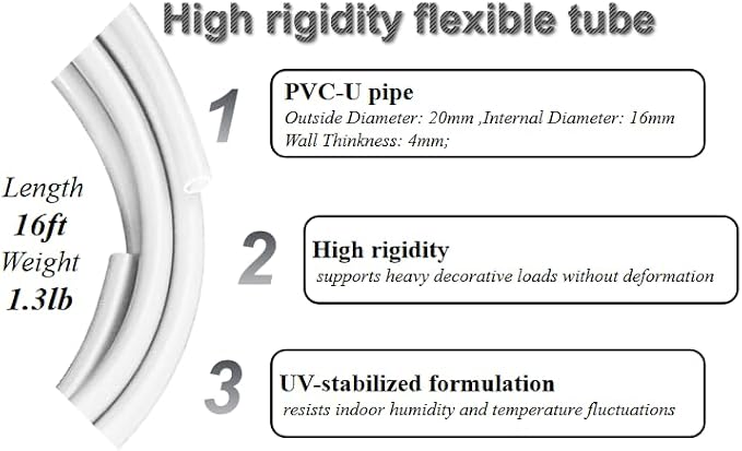 Flexible Tube for Artificial Flowers, Tube Pipe for Fake Flowers, Prop Building - Image 2