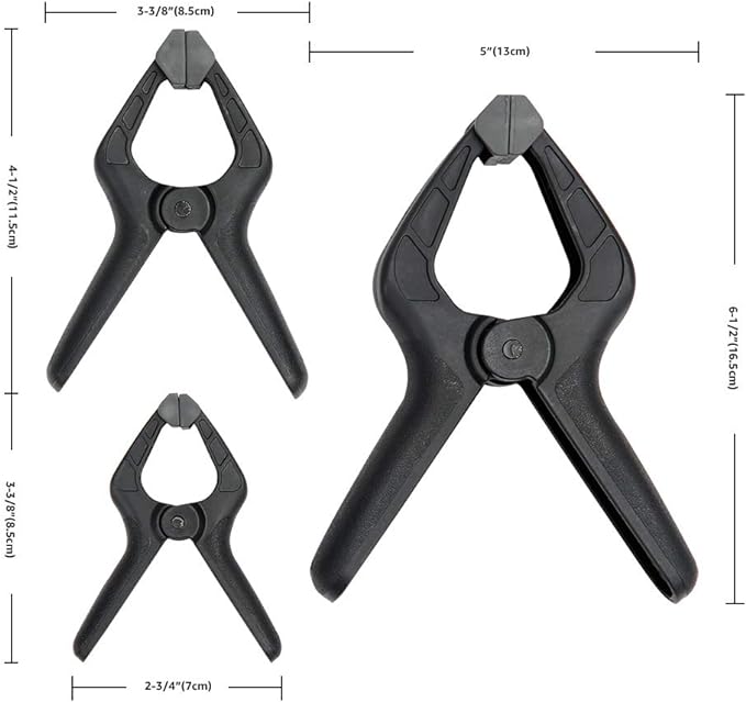 Amazon Basics 14-Piece Nylon Spring Clamp Set - Image 2