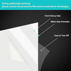 PYD Life 4 Pack Sublimation Acrylic Blanks Sheets 12", 1/6" Thick 4 mm | White - Image 3